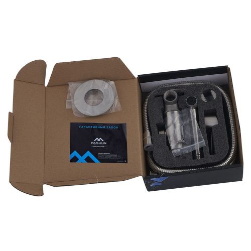 Гигиенический душ со смесителем Fashun A57803 серый - фото 5