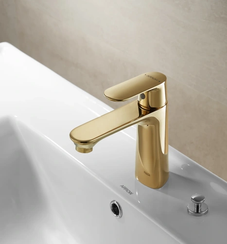 Смеситель Arrow AMP11848J на раковину золото - фото 4