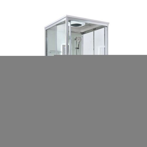 Душевая кабина AvaCan V V2010LED 100х100 квадратная с крышей ориентация универсальная - фото 5