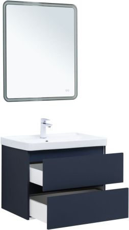 Тумба под раковину Aquanet Вега 2.0 00337948 70х50 подвесная цвет синий