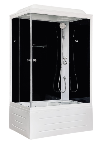 Душевая кабина Royal Bath ВР RB8100BP5-BT-R 100х80 прямоугольная с крышей ориентация правая