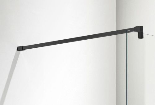 Душевая перегородка Azario CHICAGO AZ-NAR6310 1200 Black 120х195 стекло прозрачное профиль черный - фото 2