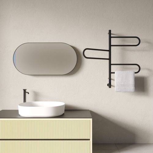 Полотенцесушитель Vincea VTD-1R2CBE 52х79 электрический черный