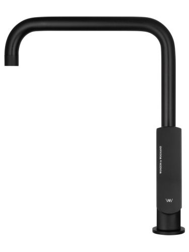 Смеситель для кухни Wonzon & Woghand WW-L1006-MB на мойку черный - фото 2