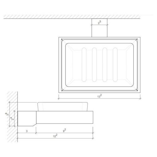 Мыльница Decor Walther Corner 561800 - фото 2