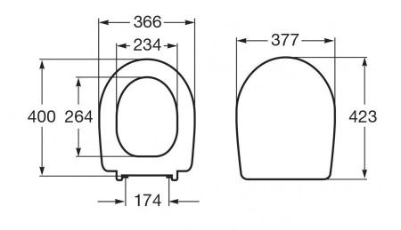 Крышка сиденье для унитаза Jika Lyra plus 8933803000639