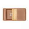 Кухонная мойка Aquaton Беллис 1A725132BS270 95х50 цвет коричневый