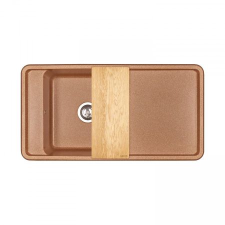 Кухонная мойка Aquaton Беллис 1A725132BS270 95х50 цвет коричневый
