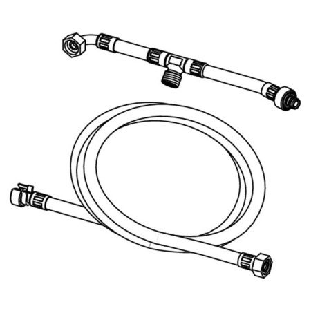 Комплект шлангов для подключения сидений для унитазов с функцией биде Tece TECEprofil 9880052