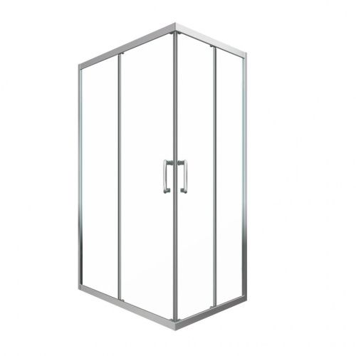 Душевой уголок Тритон Фикс-Хром Щ0000067441 120х80 стекло прозрачное профиль хром без поддона - фото 2