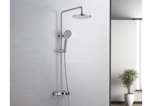 Душевая стойка Aquatek БЕТТА AQ2140CR настенная цвет хром - фото 5