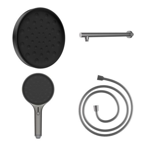 Душевой гарнитур Vincea Inspire VSHH-3I2AHGM настенный вороненая сталь