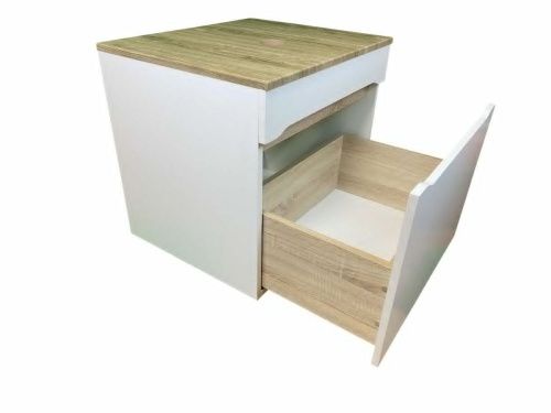 Тумба с раковиной Sintesi STL.W7018_SIN-LVB-APP-409GM 60х60 подвесная цвет белый - фото 5