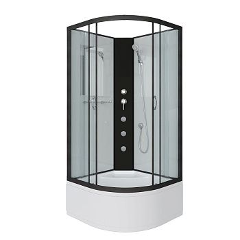 Душевая кабина Niagara Classic 67091414BKG 100х100 четверть круга без крыши ориентация универсальная