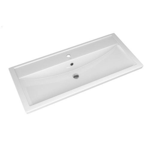 Раковина керамическая Onika Фостер 4640021065204 100х50 накладная цвет белый 1 отверстие под смеситель
