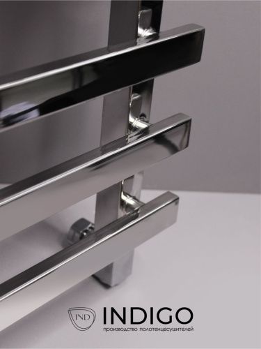 Полотенцесушитель водяной Indigo Askel LASWPF80-50 55х85 хром - фото 4