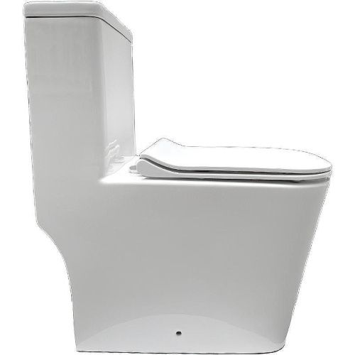 Унитаз-компакт напольный с бачком Тритон Mono Щ0000057977 белый с сиденьем микролифт безободковый каскадный смыв - фото 2