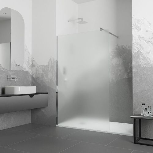 Душевая перегородка RGW Walk In 411002107-41 70х195 стекло текстурное профиль хром - фото 2