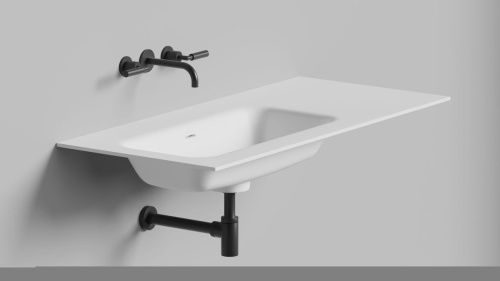 Раковина из искусственного камня S-Stone Salini Onda 14022031MN 200х70 накладная цвет белый - фото 3