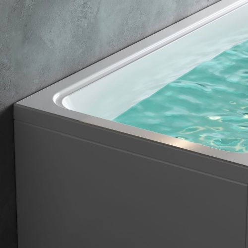 Ванна акриловая Am.Pm Gem W90A-160-070W-A 160х70 пристенная прямоугольная без каркаса - фото 5