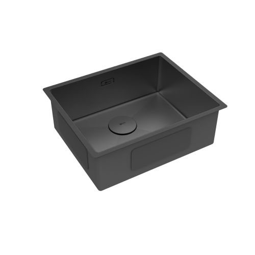 Кухонная мойка LeMark Olanga 540 9932128 55х45 цвет черный поверхность матовая - фото 3