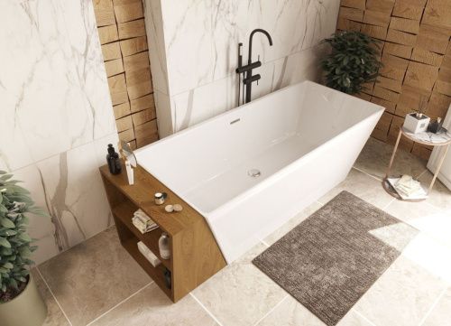 Ванна из литьевго мрамора Эстет Манхэттен ФР-00014435 175х75 отдельностоящая прямоугольная - фото 4