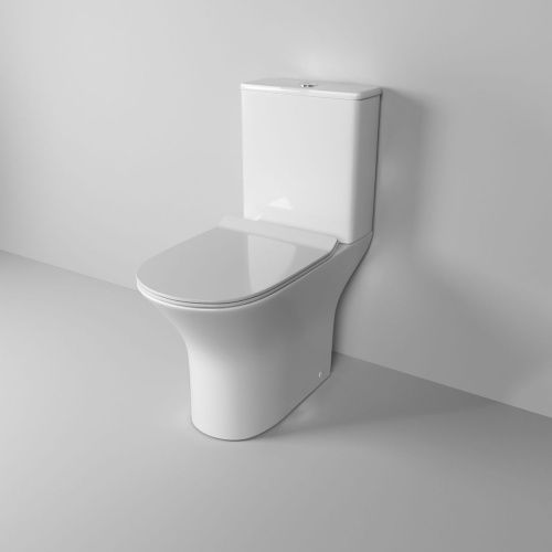 Унитаз напольный с бачком Grossman Classic GR-4465S белый с сиденьем микролифт безободковый каскадный смыв - фото 2