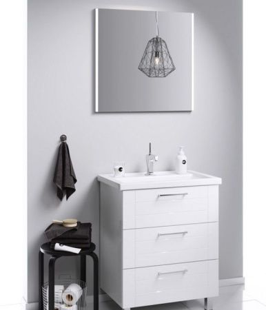 Зеркало с подсветкой Aqwella Y SM0207 70х70 подвесное