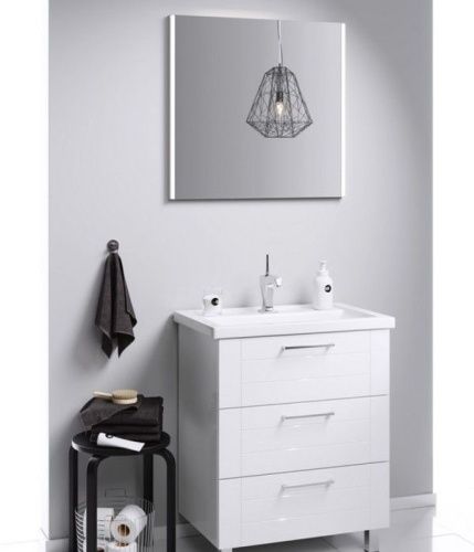 Зеркало с подсветкой Aqwella Y SM0207 70х70 подвесное - фото 4