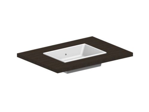 Раковина из сантехнического фаянса Scarabeo Gaia-Tech-Miky 8032 60х40 встраиваемая цвет белый