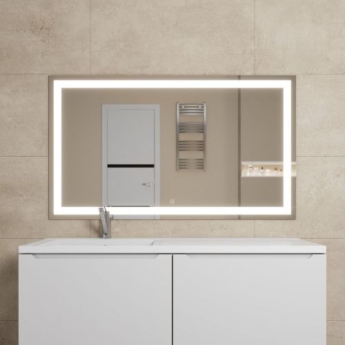 Зеркало с подсветкой и антизапотевателем Uperwood Tanos 291020273 120х70 подвесное - фото 3