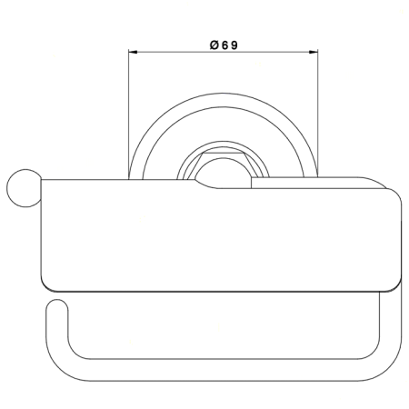 Бумагодержатель Nicolazzi Accessori Classica 1492CR