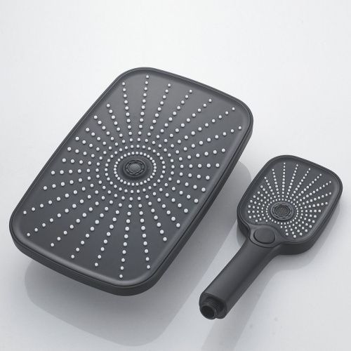 Душевая стойка Raffine F3685H настенная цвет черный - фото 5