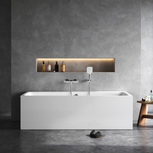 Ванна акриловая Am.Pm Func W84A-180-080W-A 180х80 пристенная прямоугольная без каркаса - фото 4