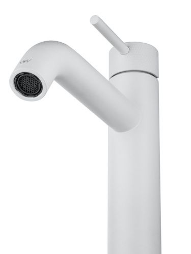 Смеситель для раковины Wonzon & Woghand WW-H1062-MW на столешницу белый - фото 3