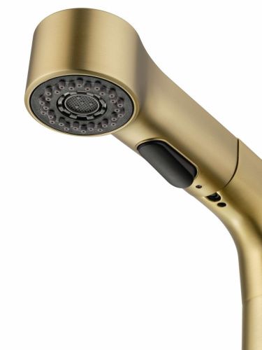 Смеситель Wonzon & Woghand WW-121B108-BG на раковину золото - фото 4