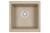 Кухонная мойка Granula 4451, ПЕСОК 45х45 цвет бежевый поверхность матовая