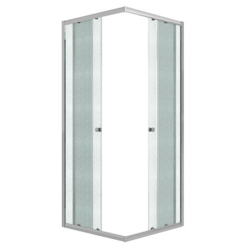 Душевой уголок Niagara Eco NG-1009-14QMT 90х90 стекло матовое профиль хром без поддона - фото 2