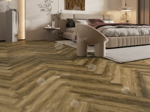 Ламинат Alpine Floor Herringbone 8 Pro New LF102-9 Дуб Марсель толщина 0.8 см 33 класс 606х101 - фото 4