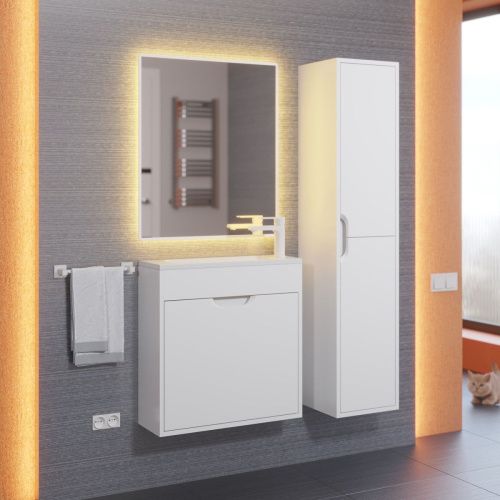 Тумба с раковиной Uperwood UPD Modul 393020546 60х20 цвет белый - фото 2