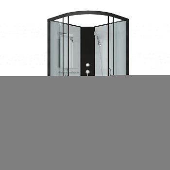 Душевая кабина Niagara Classic 67091414BK 100х100 четверть круга без крыши ориентация универсальная