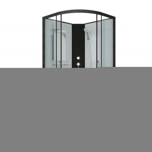Душевая кабина Niagara Classic 67091414BK 100х100 четверть круга без крыши ориентация универсальная