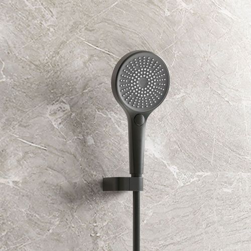 Душевая система Vincea VSFW-2F12TMB встраиваемая в стену цвет черный с термостатом - фото 3