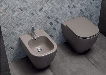 Биде напольное Disegno Ceramica Loom LO00600154 цвет коричневый