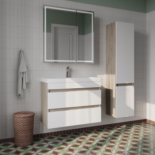 Зеркало-шкаф Iddis Zodiac ZOD8000i99 80х80 подвесной цвет белый - фото 4