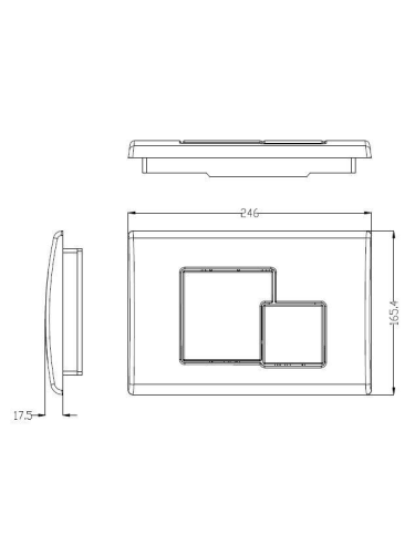 Клавиша смыва механическая WeltWasser WW INS 10000005953 цвет хром - фото 2
