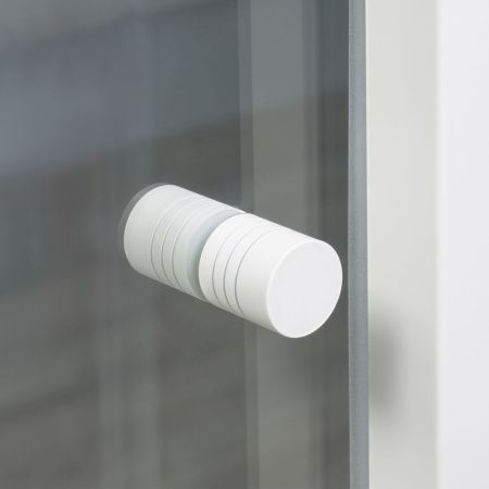 Душевая дверь Wasserkraft Rhin 44S 44S13 110х200 стекло прозрачное профиль белый