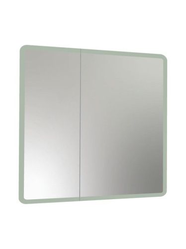 Зеркало-шкаф Continent Emotion МВК030 80х80 подвесной цвет белый - фото 3