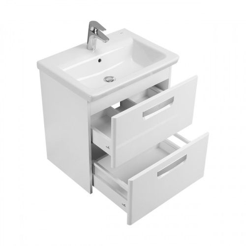 Тумба под раковину Roca The Gap Original ZRU9302879 60х40 подвесная цвет белый - фото 4