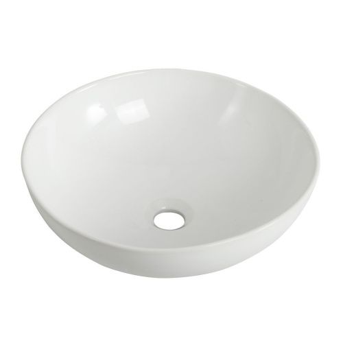 Раковина из сантехнического фаянса Cezares CZR-NEW-43-LVB 40х40 накладная цвет белый без отверстий под смеситель - фото 2